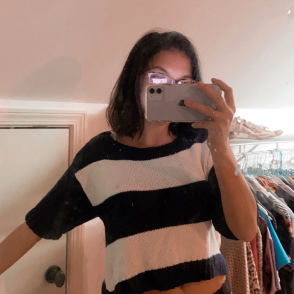 cropped sweater